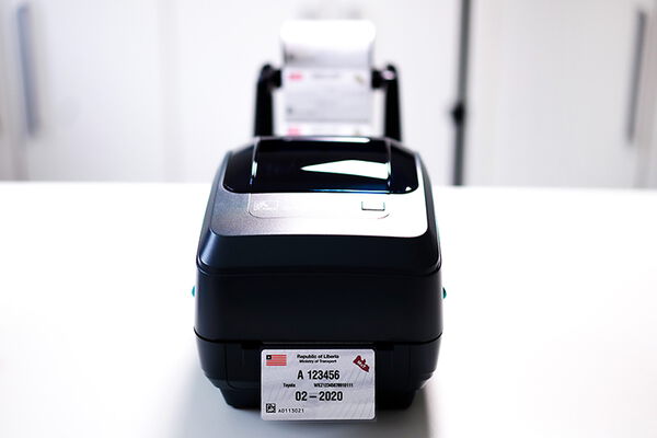 3rd License Plate & Windshield Sticker / Label